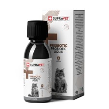Supravet Kediler İçin Bağışıklık Güçlendirici Sıvı Probiyotik ve Prebiyotik Takviyesi 100 Ml