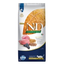 N&D Ancestral Grain Kuzu Etli ve Yaban Mersinli Ata Tahıllı Kısırlaştırılmış Kedi Maması 10 Kg