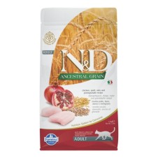N&D Ancestral Grain Tavuklu ve Narlı Ata Tahıllı Yetişkin Kedi Maması 1,5 Kg