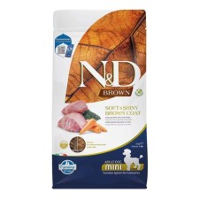 N&D Brown Kuzu Etli Spirulina ve Havuçlu Küçük Irk Yetişkin Köpek Maması 2 Kg