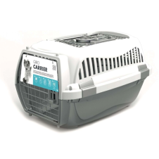 M-Pets Giro Kedi ve Köpek Taşıma Çantası 57x36x32cm (Açık Gri) [M]