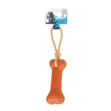 M-Pets Splash Bones Halatlı Köpek Oyuncağı Turuncu 43x8x5 Cm