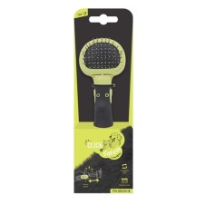 M-Pets Click and Groom Kedi ve Köpekler İçin Masaj Uçlu Fırça 8x6,5x5cm