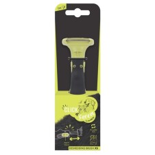M-Pets Click and Groom Kedi ve Köpekler İçin Furminatör Basmalı Tarak 6,7x6,1x5cm