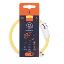 M-Pets Flash Led Köpek Boyun Tasması 35cm (Turuncu) [S]