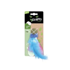 M-Pets Catnipli Tüylü Top Kedi Oyuncağı 13cm (Mavi)