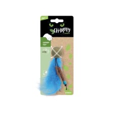 M-Pets Catnipli Tüylü Top Kedi Oyuncağı 18cm (Mavi)