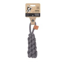 M-Pets Örgü Köpek Diş İpi 22x5x5cm (Gri)
