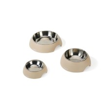 M-Pets Eco Bamboo Kedi ve Köpekler için Mama ve Su Kabı 350ml (Kum Rengi)