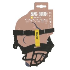 M-Pets Bark Guard Köpek Ağızlığı 16x14x7cm (Siyah-Sarı) [M]
