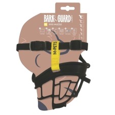 M-Pets Bark Guard Köpek Ağızlığı (Siyah-Sarı) [XXL]