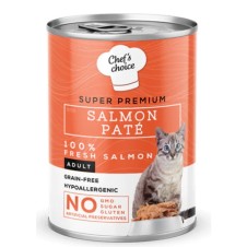 Chef's Choice Somonlu Yetişkin Ezme Kedi Konservesi 400 Gr