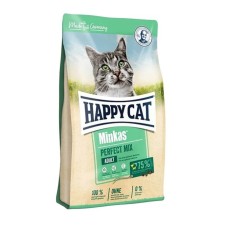 Happy Cat Minkas Perfect Mix Tavuklu Balıklı ve Kuzu Etli Yetişkin Kedi Maması 1,5kg