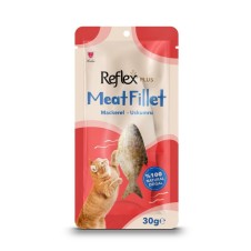 Reflex Plus Meat Fillet Uskumru Balıklı Fileto Kedi Ödül Maması 30 Gr