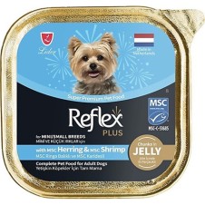 Reflex Plus Et Parçacıklı Ringa&Karides K.Irk Yet.Köpek 85Gr
