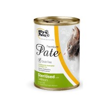 Ally Paws Pate Kısır Somonlu Kedi  Konserve 400Gr