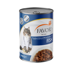 Favor Balıklı Yetişkin Kedi Konservesi 400 Gr
