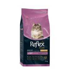 Reflex Plus Biftekli Kısırlaştırılmış Yetişkin Kedi Maması 15 Kg 