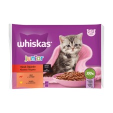Whiskas Pouch Jöle İçinde Yavru Yetişkin Kedi Konservesi 85 Gr 4'lü