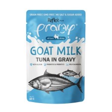 Reflex Plus Pramy Goat Milk Sos İçinde Keçi Sütlü ve Ton Balıklı Kedi Konservesi 60 Gr