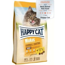 Happy Cat Minkas Hairball Control Tüy Yumağı Önleyici Tavuklu Yetişkin Kedi Maması 1.5kg