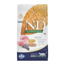 N&D Ancestral Grain Kuzu Etli ve Yaban Mersinli Ata Tahıllı Yetişkin Kedi Maması 1,5 Kg
