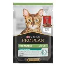 Pro Plan Pouch Sos İçinde Sığır Etli Kısırlaştırılmış Kedi Konservesi 85 Gr