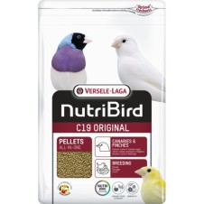 Versele Laga Nutribird C19 Original Üreyen Kanaryalar Ve Finçler İçin Beyaz Pelet Yem  3 Kg