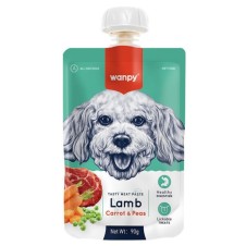 Wanpy Kuzulu ve Havuçlu Ezme Köpek Ödül Maması 90 Gr