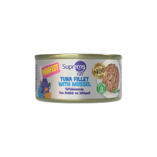 Supreme Cat Purrfect Tiftiklenmiş Ton Balıklı ve Midyeli Konserve Kedi Maması 70 gr