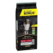 Pro Plan Medium Kuzulu Orta Irk Yetişkin Köpek Maması 14Kg+2,5 Kg