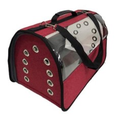 Pet Pretty Flybag Şeffaf Çanta Büyük Boy Kırmızı