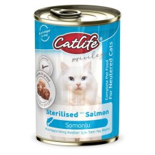 Catlife Somonlu Kısır Kedi Konservesii 400 Gr