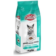 Catlife Tavuklu Sterilised Kısırlaştırılmış Yetişkin Kedi Maması 15Kg