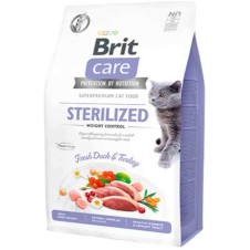 Brit Care Hipoalerjenik Kilo Kontrolü Ördekli ve Hindili Tahılsız Kısırlaştırılmış Kedi Maması 7 Kg
