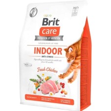 Brit Care Indoor Hipoalerjenik Stres Azaltıcı Ev Kedileri için Tahılsız Yetişkin Kedi Maması 2 Kg