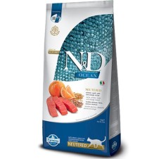N&D Ocean Somonlu ve Portakallı Ata Tahıllı Kısırlaştırılmış Kedi Maması 10 Kg