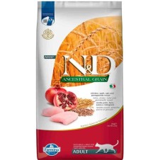 N&D Ancestral Grain Tavuklu ve Narlı Ata Tahıllı Yetişkin Kedi Maması 10 Kg