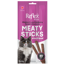 Reflex Plus Tavuk ve Kızılcıklı Kısırlaştırılmış Kedi Ödül Çubuğu 15 Gr