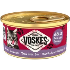 Voskes Ton Balığı ve Levrek Yetişkin Kedi Konservesi 85 Gr