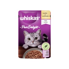 Whiskas Pouch Pure Delight Jöle İçinde Tavuklu Yetişkin Kedi Konservesi 85 Gr