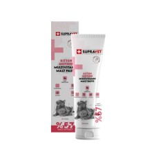 Supravet Yavru Kediler için Kalsiyum ve Taurinli Multi Vitamin Kedi Malt Paste 30 Gr