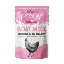 Reflex Plus Pramy Goat Milk Sos İçinde Keçi Sütlü ve Tavuklu Kedi Konservesi 60 Gr