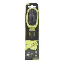 M-Pets Clıck and Groom Kedi ve Köpekler İçin Basmalı Masaj Uclu Fırça