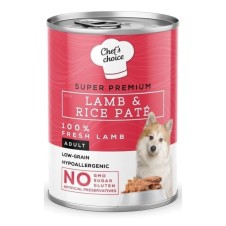 New Chefs Choıce Lamb&Rıce Dogs 400Gr Pate